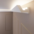 LED Streifen Stuckleisten OL-43 weiss